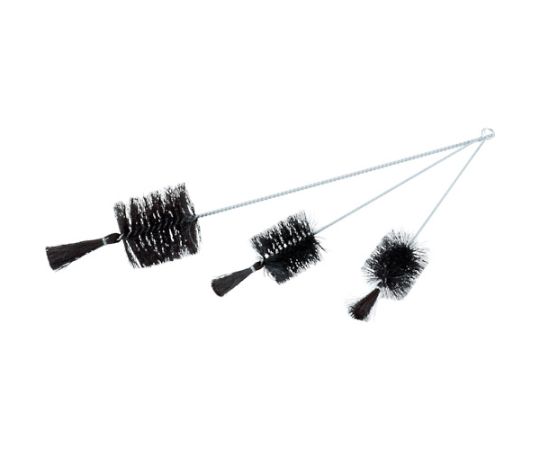 トラスコ中山 理化学ブラシ 瓶洗い用 黒豚毛 スチール柄1号 TBP-T1J 1本(ご注文単位1本)【直送品】