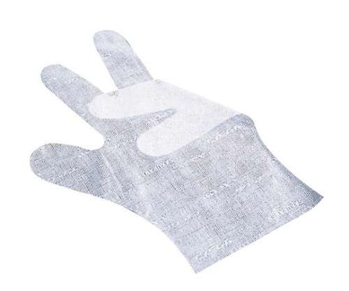 精宏 サクラメン手袋 デラックス(100枚入)L ホワイト 35μ 5208820 1組(ご注文単位1組)【直送品】