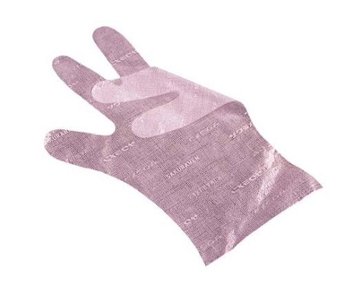 精宏 サクラメン手袋 デラックス(100枚入)L ピンク 35μ 5208880 1組(ご注文単位1組)【直送品】