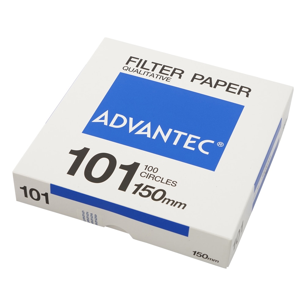 ADVANTEC 定性濾紙 No.101 100枚入 00101150 1箱(ご注文単位1箱)【直送品】