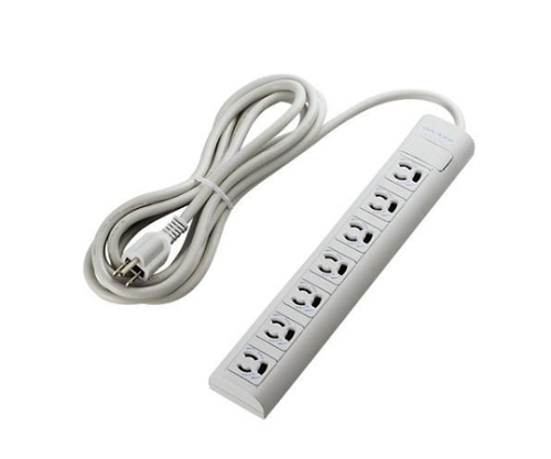 エレコム OAタップ 3P 7個口 マグネット 抜け止め 簡易 3m T-Y053NDA 1パック(ご注文単位1パック)【直送品】