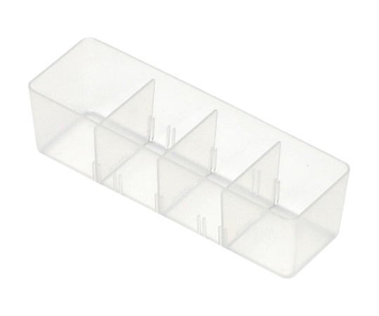 サカセ アンプルケース(W163×D40×H45mm)クリアホワイト AT-9 1個(ご注文単位1個)【直送品】