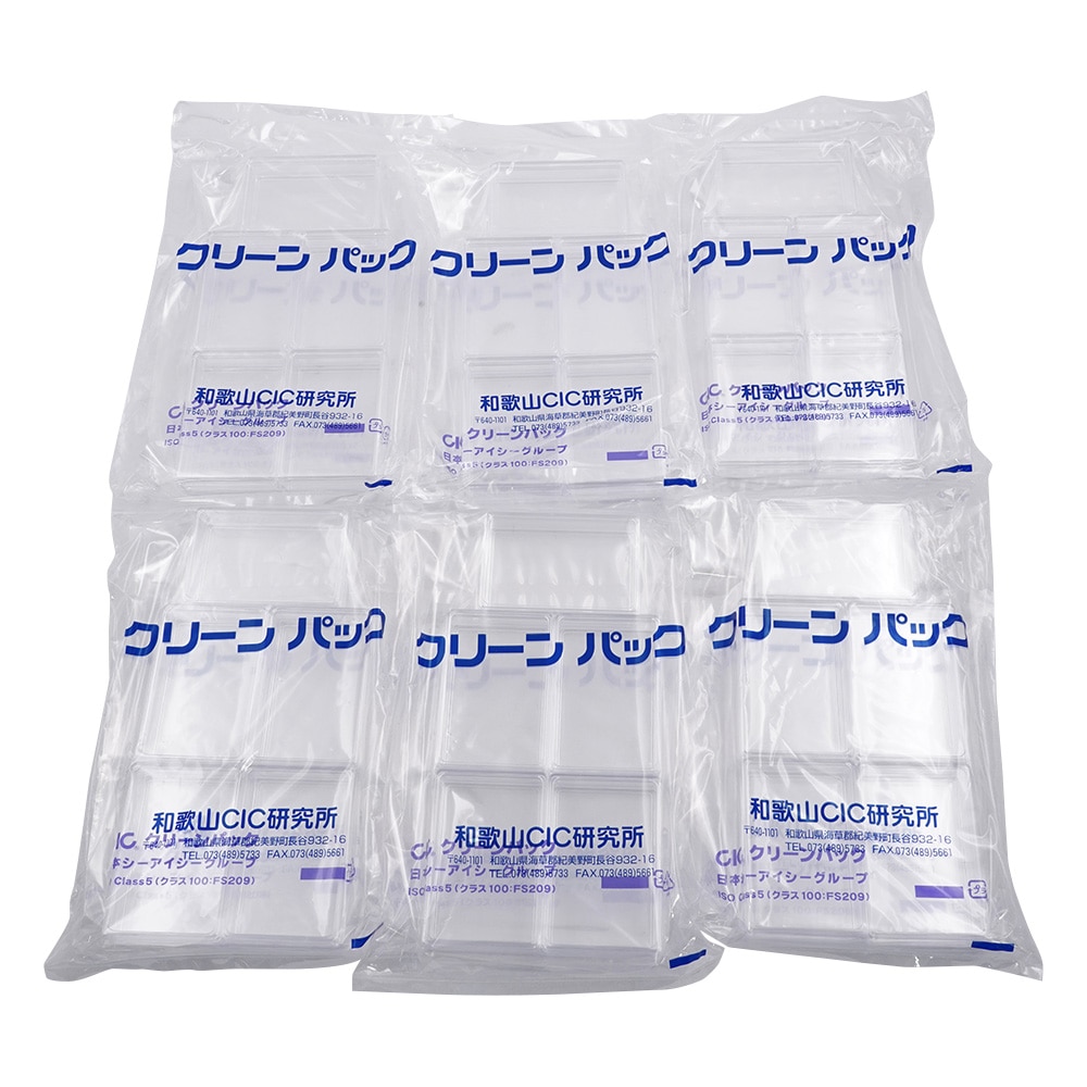 アズワン SCC スチロール角型ケース (純水洗浄処理済み)1箱(5個×6袋入) 3型 1箱(ご注文単位1箱)【直送品】