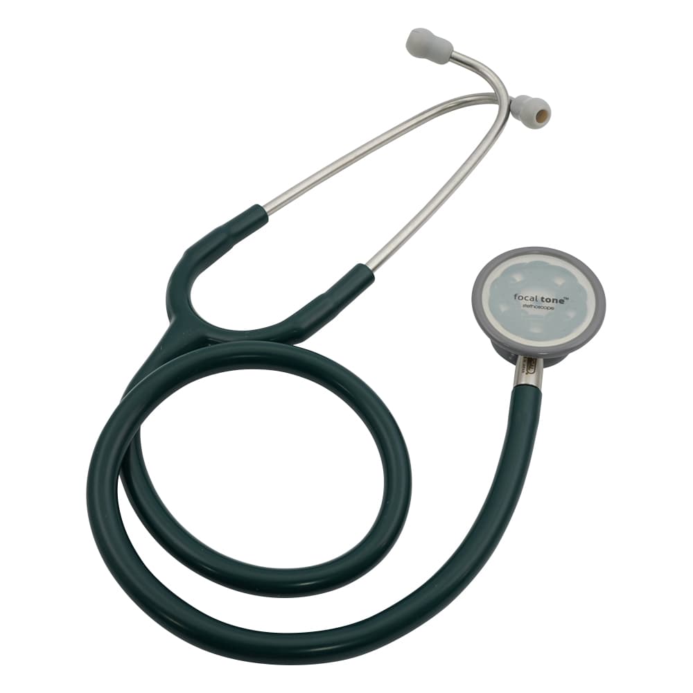 フォーカルコーポレーション 聴診器 フォーカルトーン フォレストグリーン basis S 1本(ご注文単位1本)【直送品】