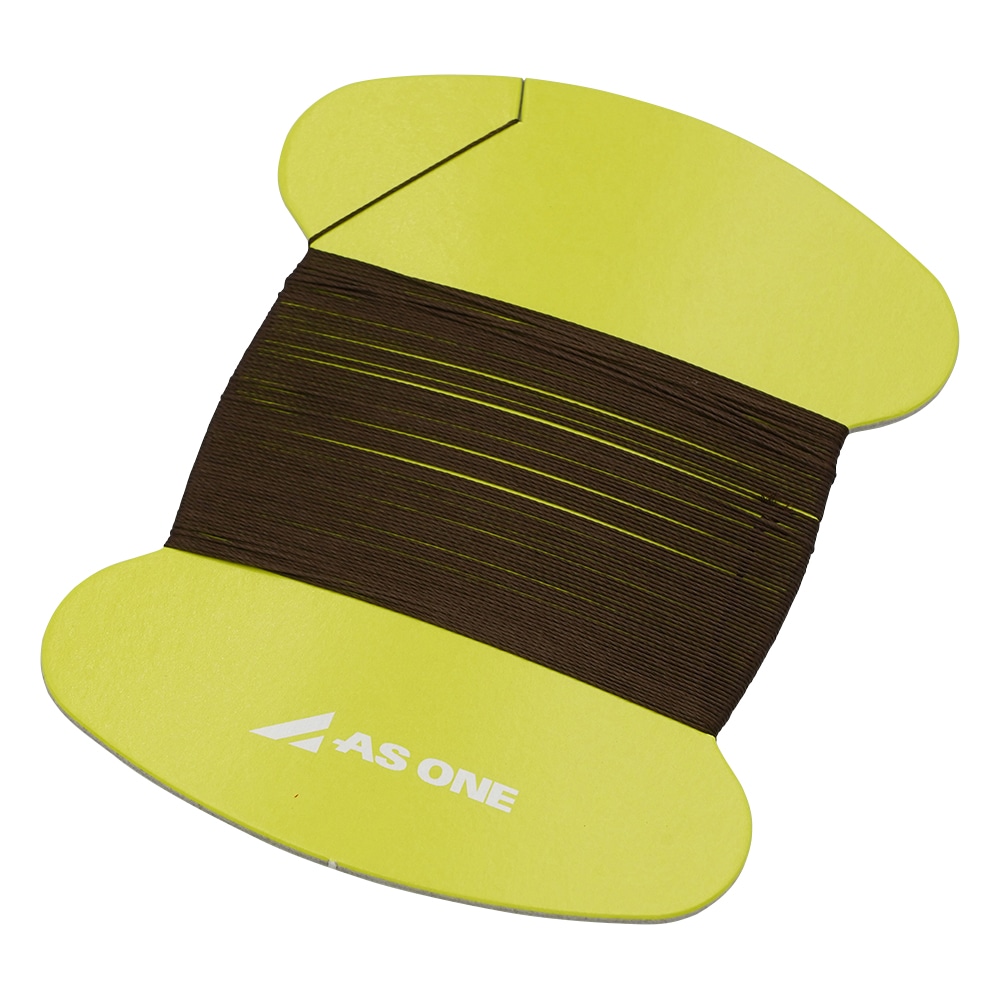 アズワン フッ素樹脂たこ糸　10m巻細　茶　 1巻（ご注文単位1巻）【直送品】