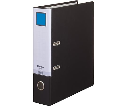 キングジム レバー式アーチファイル A4縦 背幅73mm 黒 3595クロ 1冊(ご注文単位1冊)【直送品】