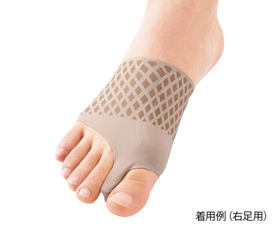 ソルボセイン 外反母趾サポーター(ソルボ・スキニーパワーフィット)ベージュ 右足用M 23.5~25.0 63554 1個(ご注文単位1個)【直送品】