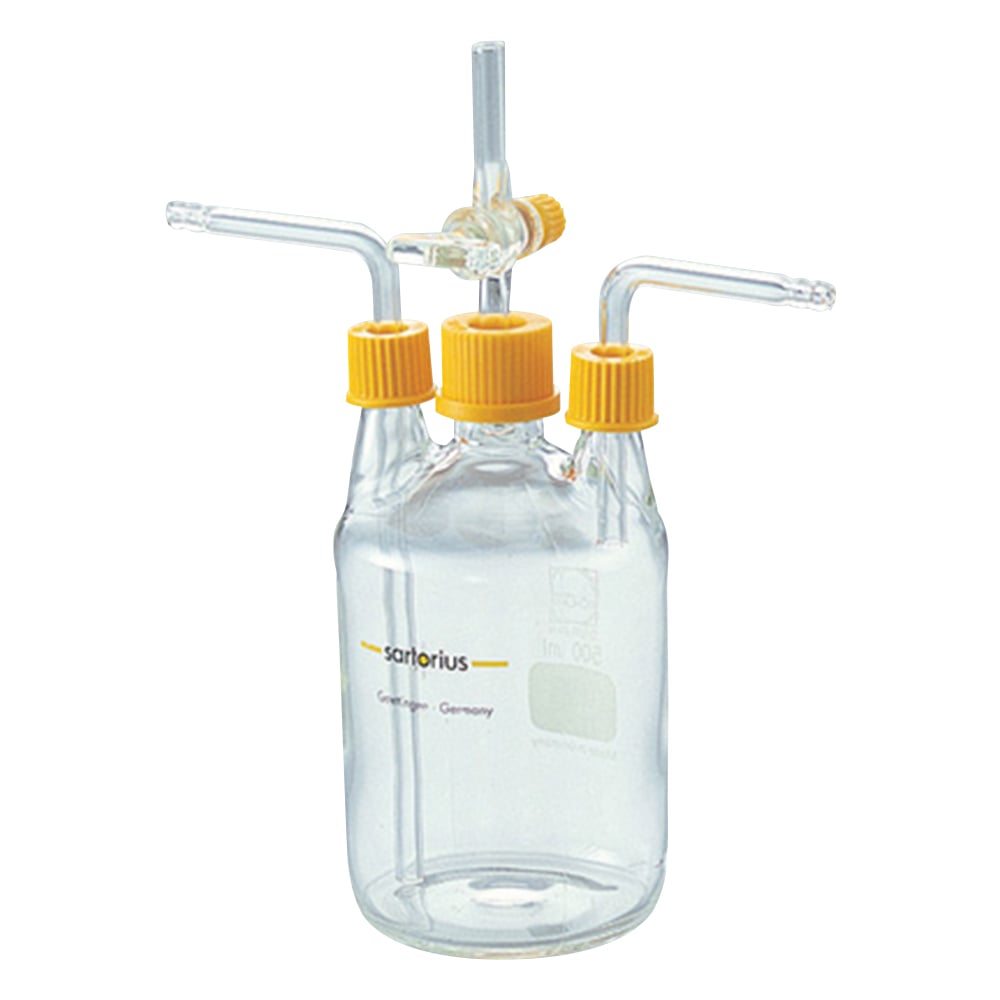 >ザルトリウス トラップ3口フラスコ　500mL　16610 1個（ご注文単位1個）【直送品】