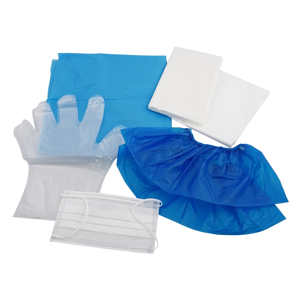 ナビス(アズワン) おうとくりん(嘔吐物処理キット) 防護品キット 1セット(ご注文単位1セット)【直送品】