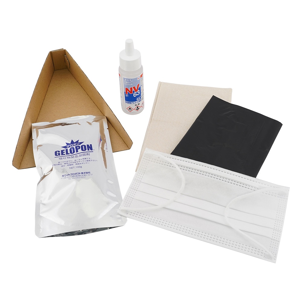 ホワイトプロダクト 嘔吐物緊急凝固剤 ゲロポンーV 177-W 1式(ご注文単位1式)【直送品】