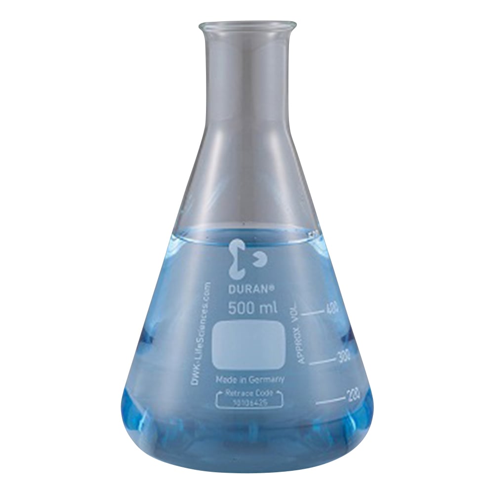 SCHOTT/DURAN 三角フラスコ 500mL 212164404 1個(ご注文単位1個)【直送品】