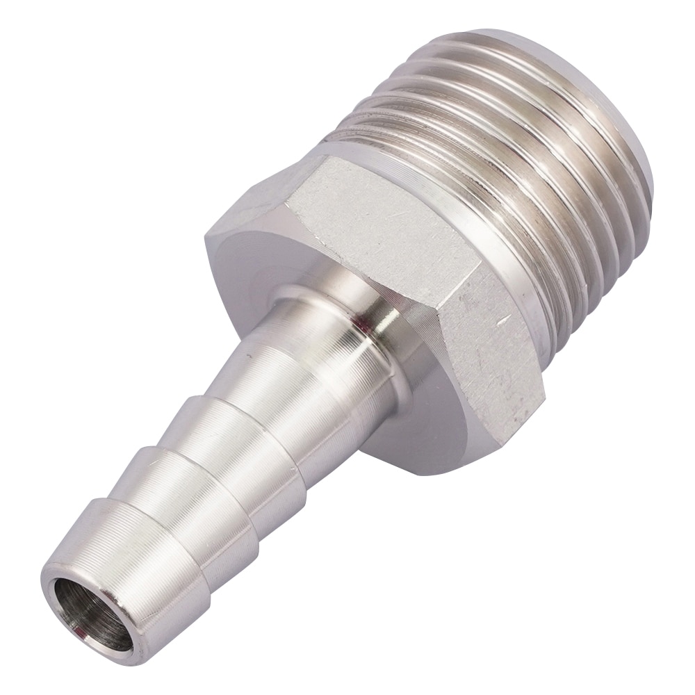 アズワン 六角ホースニップル(ステンレス製) 1/2PT-10.5 1個(ご注文単位1個)【直送品】