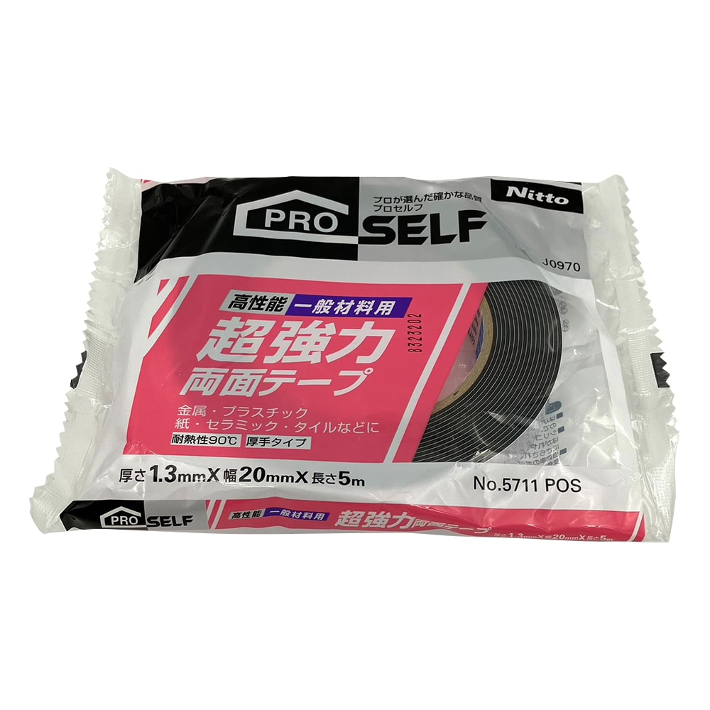 日東電工 一般材料用 超強力両面テープ J0970 1巻(ご注文単位1巻)【直送品】