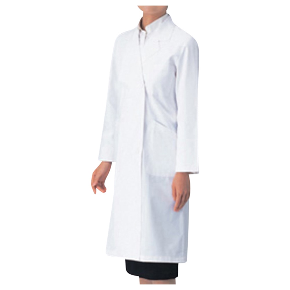 アズワン カラーラボコート(女性用) 白 71-071 L 1着(ご注文単位1着)【直送品】