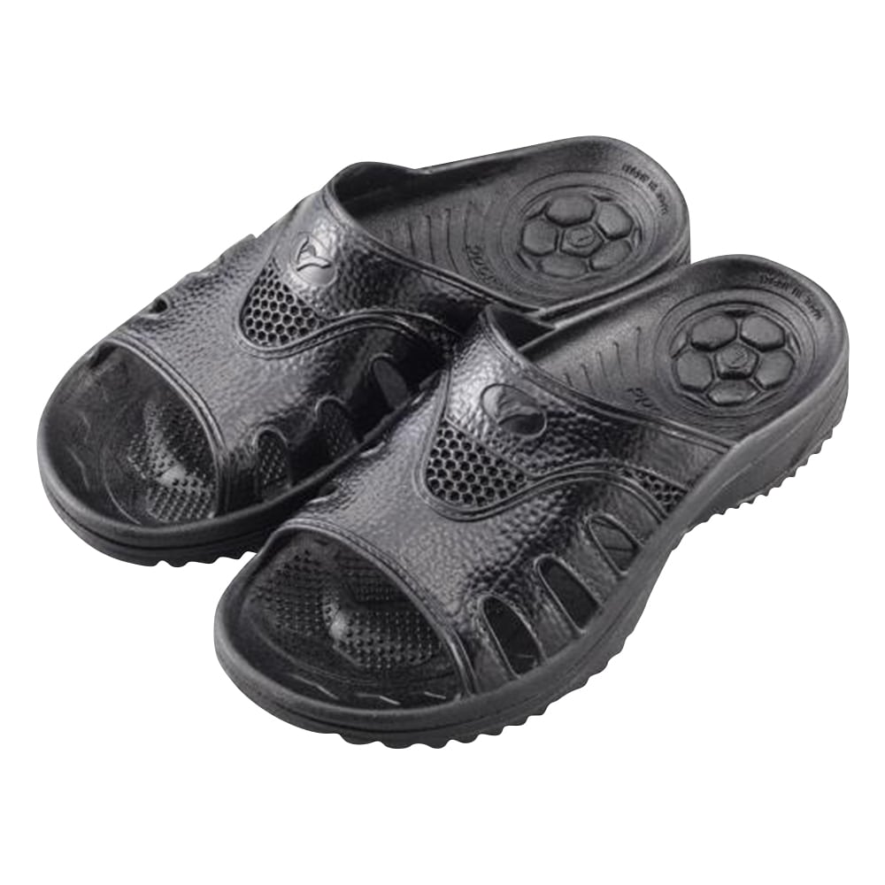 アズワン 研究者用サンダル　アクティブタイプ　黒　LL　No.1400 1足（ご注文単位1足）【直送品】