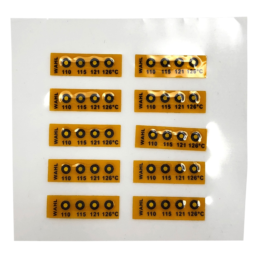 Wahl instruments テンプ・プレート(不可逆性)4点表示 1箱(10枚入) 450-110 1箱(ご注文単位1箱)【直送品】