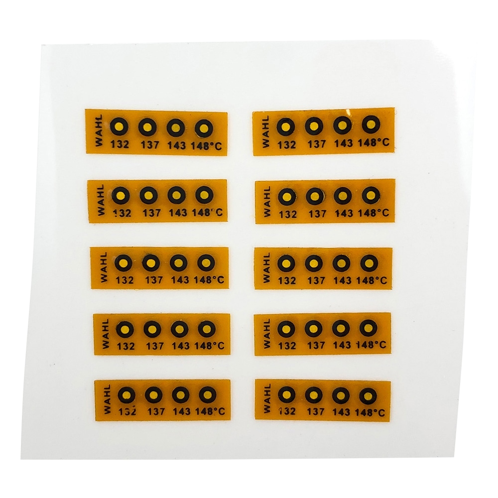 Wahl instruments テンプ・プレート(不可逆性)4点表示 1箱(10枚入) 450-132 1箱(ご注文単位1箱)【直送品】