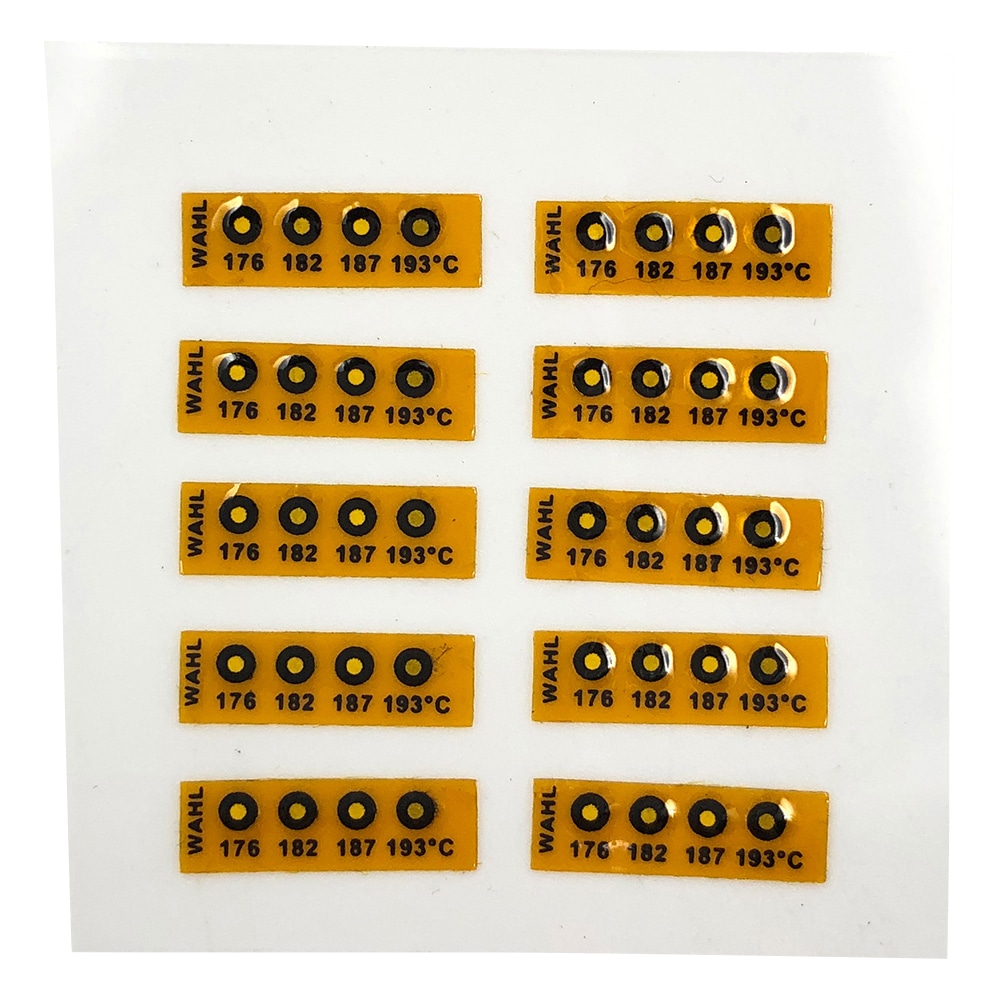 Wahl instruments テンプ・プレート(不可逆性)4点表示 1箱(10枚入) 450-176 1箱(ご注文単位1箱)【直送品】