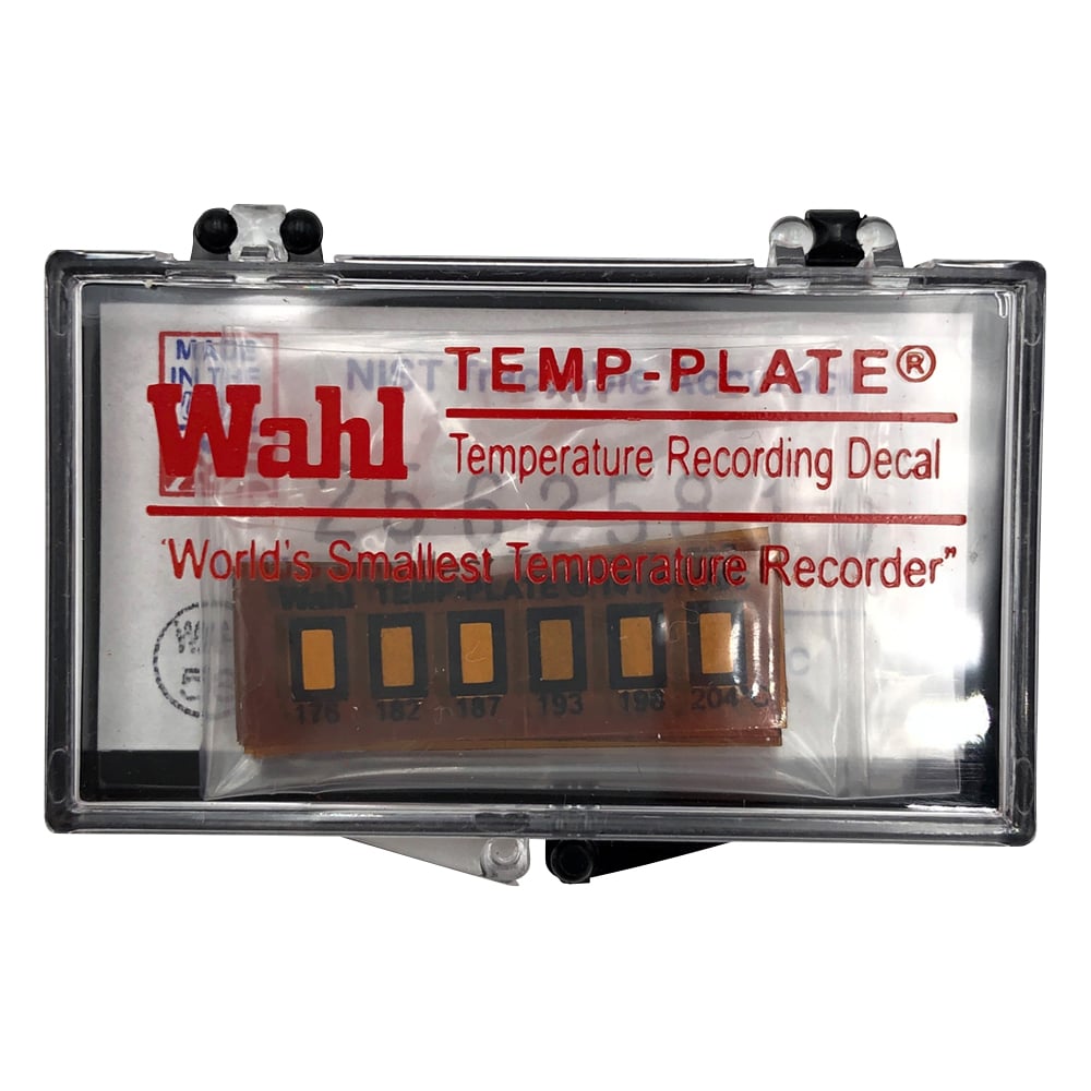 Wahl instruments テンプ・プレート(不可逆性) 6点表示 1箱(10枚入) 101-6V-176 1箱(ご注文単位1箱)【直送品】