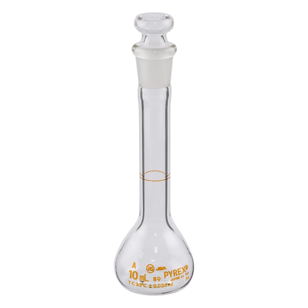 コーニング・PYREX メスフラスコ(JIS規格) 20mL 5640JIS-20 1個(ご注文単位1個)【直送品】