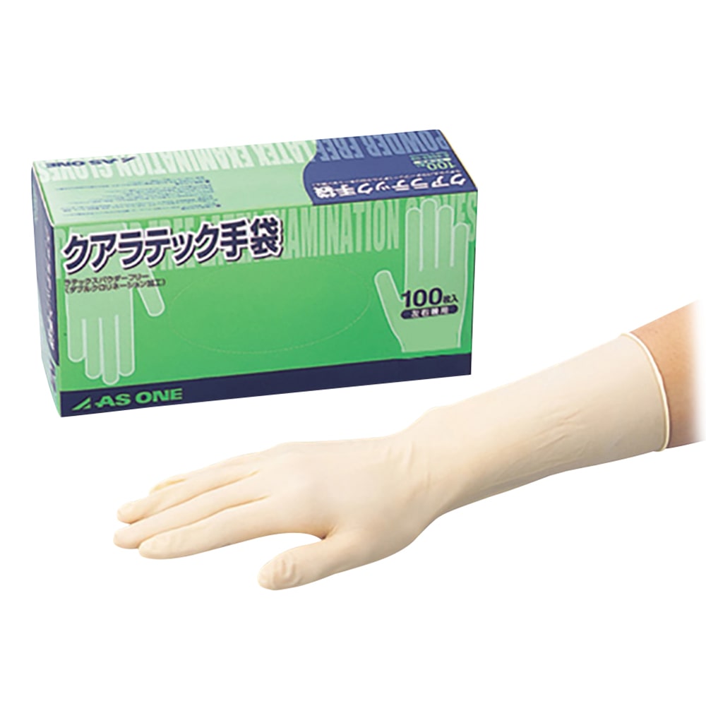 アズワン クアラテック手袋(DXパウダーフリー) S 1箱(100枚入) 1箱(ご注文単位1箱)【直送品】
