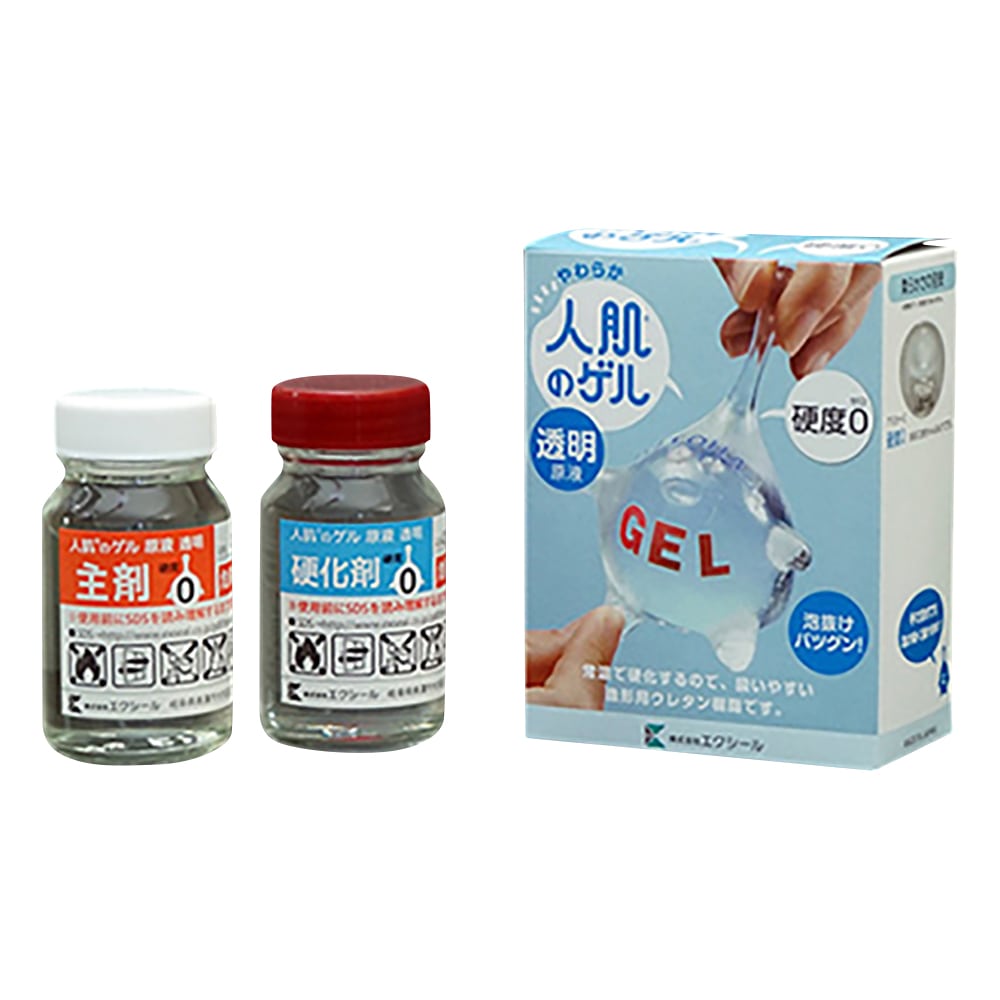 エクシール 人肌Rのゲル原液(常温硬化・透明) アスカーC0 100g HT01-35001 1セット(ご注文単位1セット)【直送品】