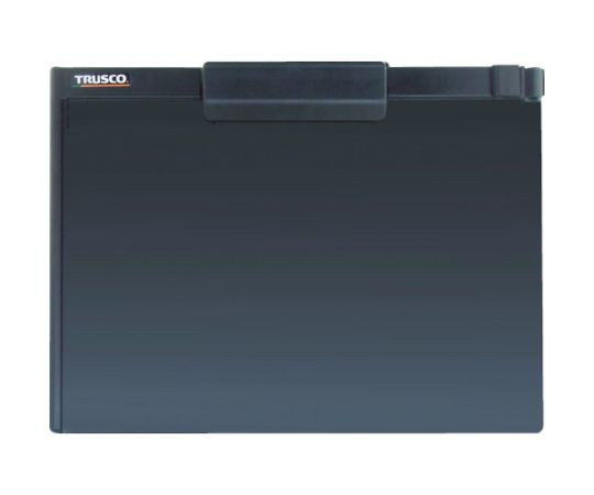 トラスコ中山 ペンホルダー付クリップボード(マグネット付) A4横 黒 TCBM-A4S-BK 1枚(ご注文単位1枚)【直送品】
