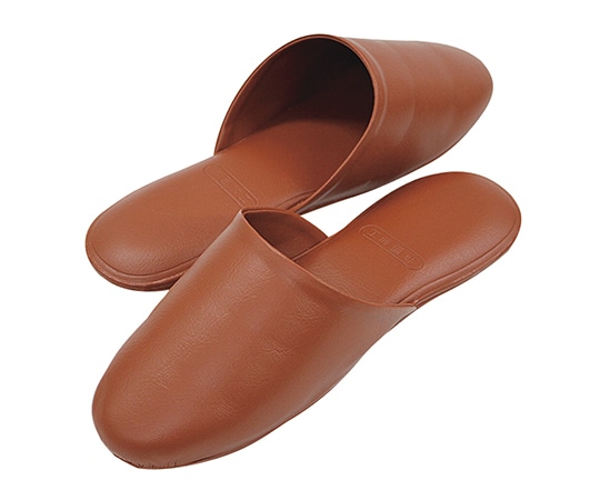 アズワン スリッパ（抗菌ノーブル）　ブラウン（徳用）　1袋（6足入）　 1袋（ご注文単位1袋）【直送品】