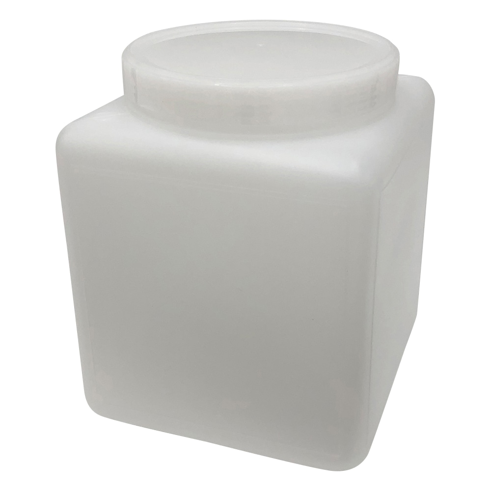 アズワン ハイルーテ角瓶(PE製) 3L 3000 1箱(ご注文単位1箱)【直送品】