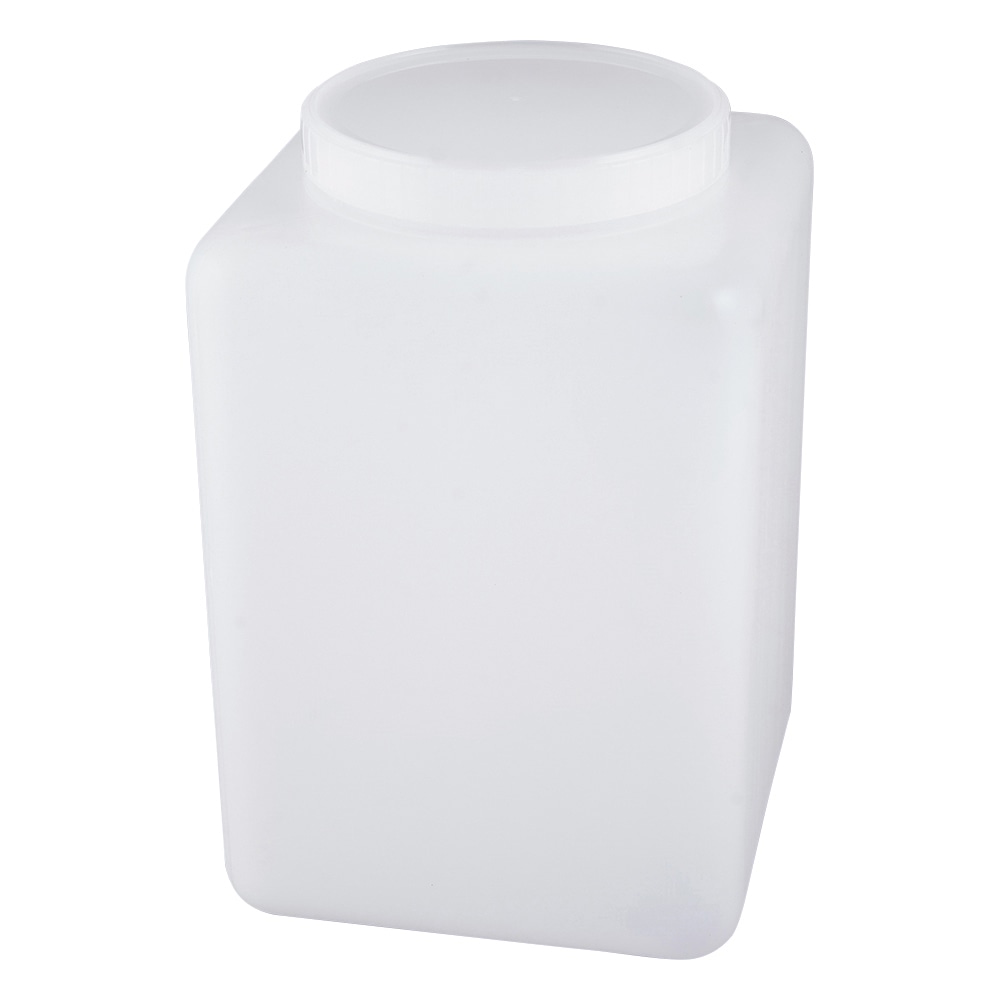アズワン ハイルーテ角瓶(PE製) 5L 5000 1箱(ご注文単位1箱)【直送品】