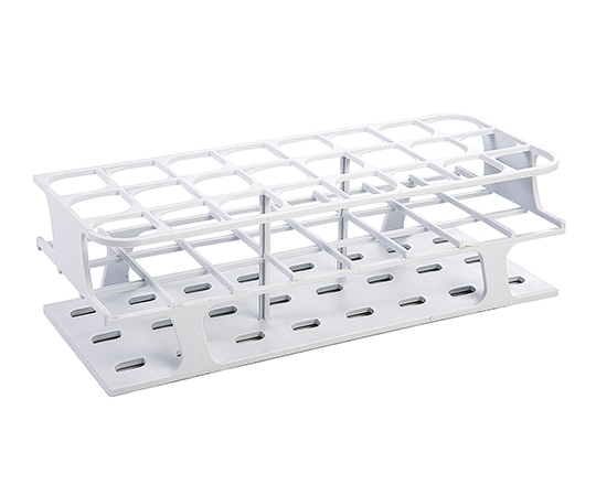 アズワン 一体成型試験管立て 白 30φmm HS27515A 1個(ご注文単位1個)【直送品】