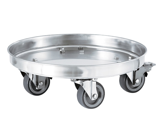 MONOVATE(旧:日東金属工業) タンク運搬台車 φ430mm用(SUS・ウレタン車) KMS-43 1個(ご注文単位1個)【直送品】