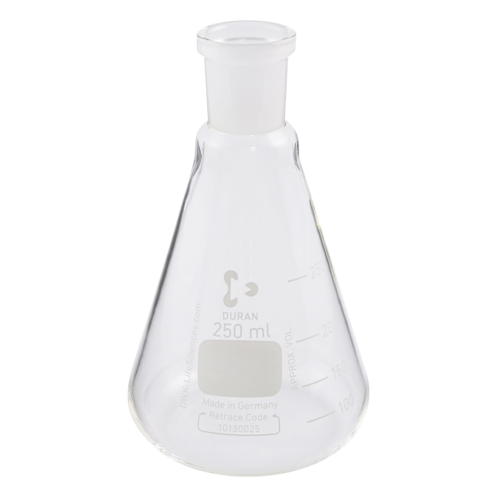 SCHOTT/DURAN NS共通摺合三角フラスコ 250mL 241933607 1個(ご注文単位1個)【直送品】