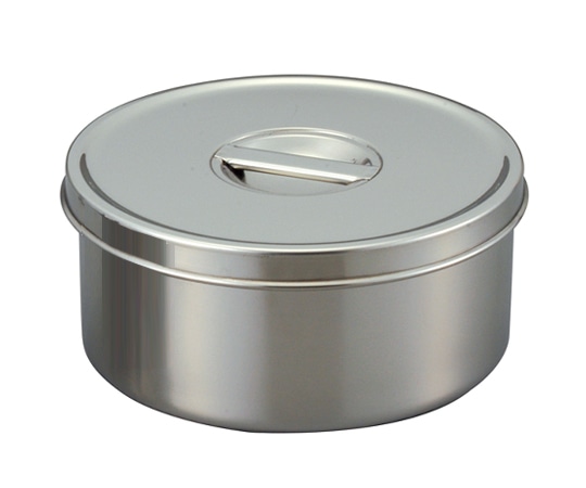 アズワン ツマミ付き ステンレス丸型ポット 1.6L 1個(ご注文単位1個)【直送品】