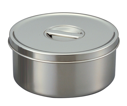 アズワン ツマミ付き ステンレス丸型ポット 2L 1個(ご注文単位1個)【直送品】