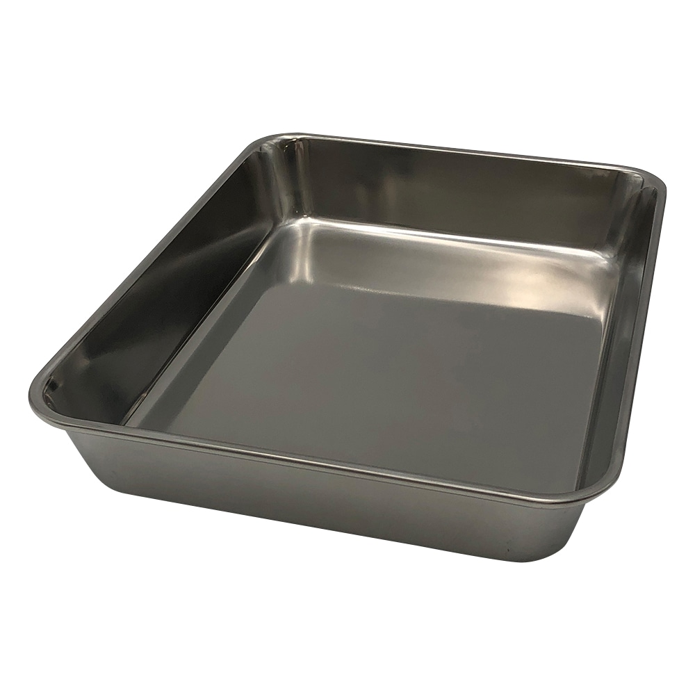 アズワン ステンレス角型バット (296×231×49mm) 1枚 15枚取 1個(ご注文単位1個)【直送品】