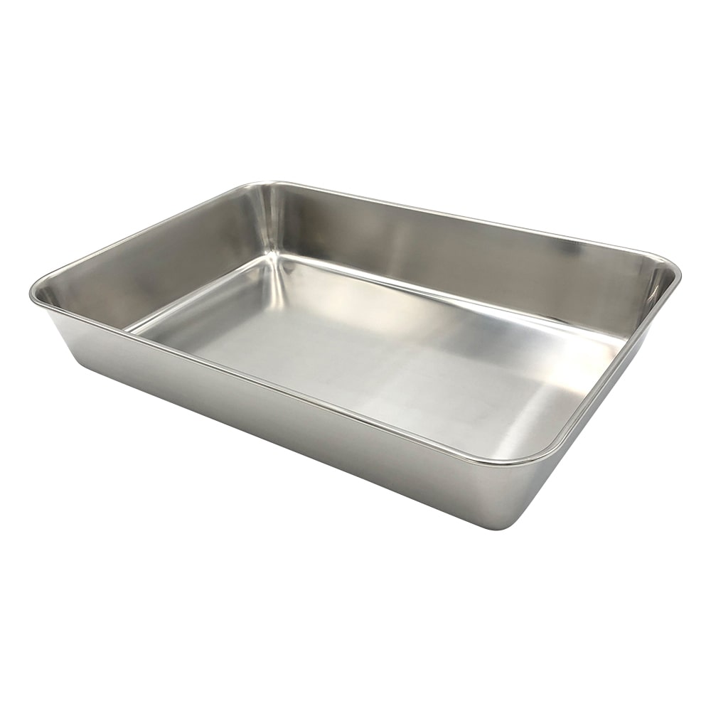 アズワン ステンレス角型バット (475×333×82mm) 1枚 6枚取 1個(ご注文単位1個)【直送品】