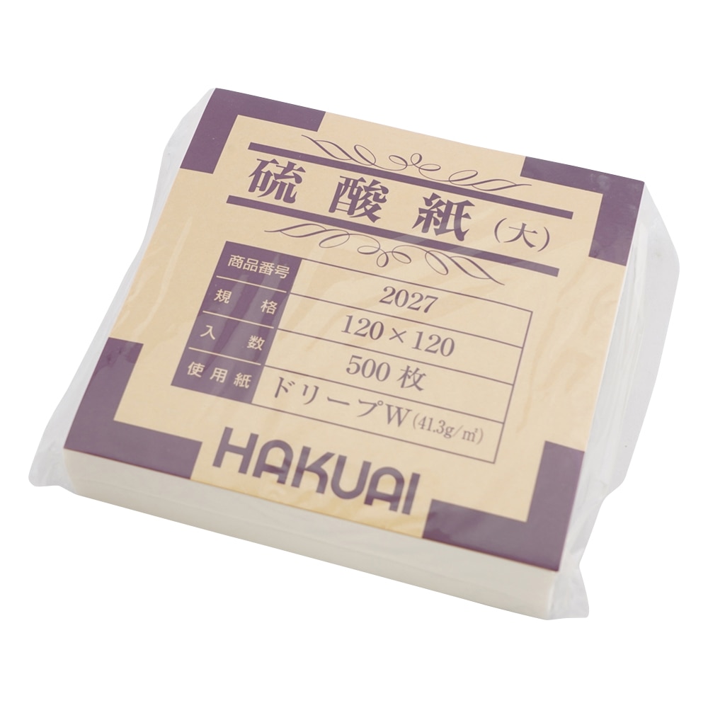 博愛社 薬包紙(硫酸紙) 大 120×120mm 1箱(500枚入) 1箱(ご注文単位1箱)【直送品】