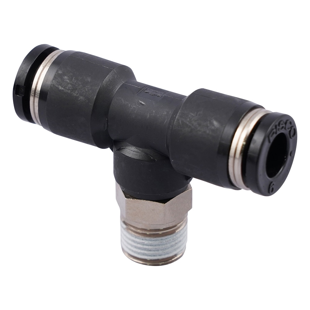 ピスコ チューブフィッティング PB6-01 1個(ご注文単位1個)【直送品】