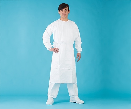 アゼアス デュポンタイベックR製 ガウン M　4391-M 1着（ご注文単位1着）【直送品】