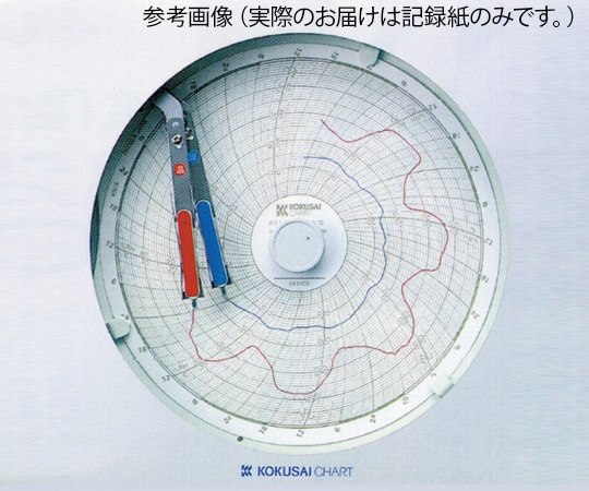 アズワン 温湿度記録計 きろく君 記録紙のみ 1A11CE 1個(ご注文単位1個)【直送品】