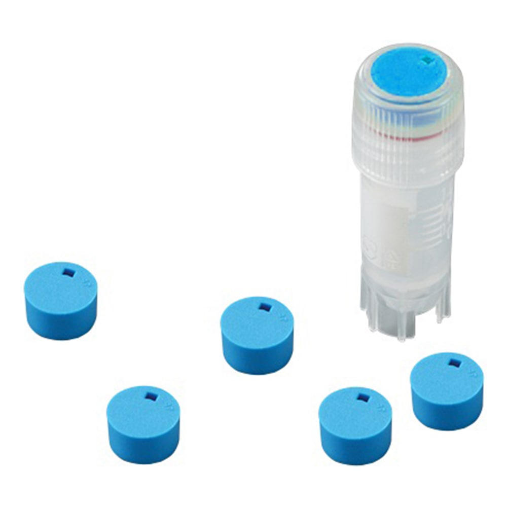 Simport クライオバイアル用キャップインサート 青 1袋(500本入) T312-2 1袋(ご注文単位1袋)【直送品】