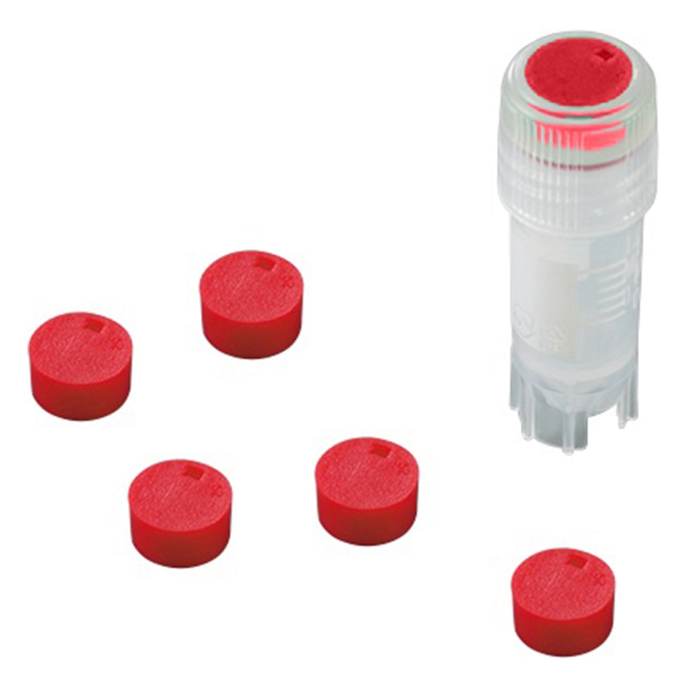 Simport クライオバイアル用キャップインサート 赤 1袋(500本入) T312-3 1袋(ご注文単位1袋)【直送品】