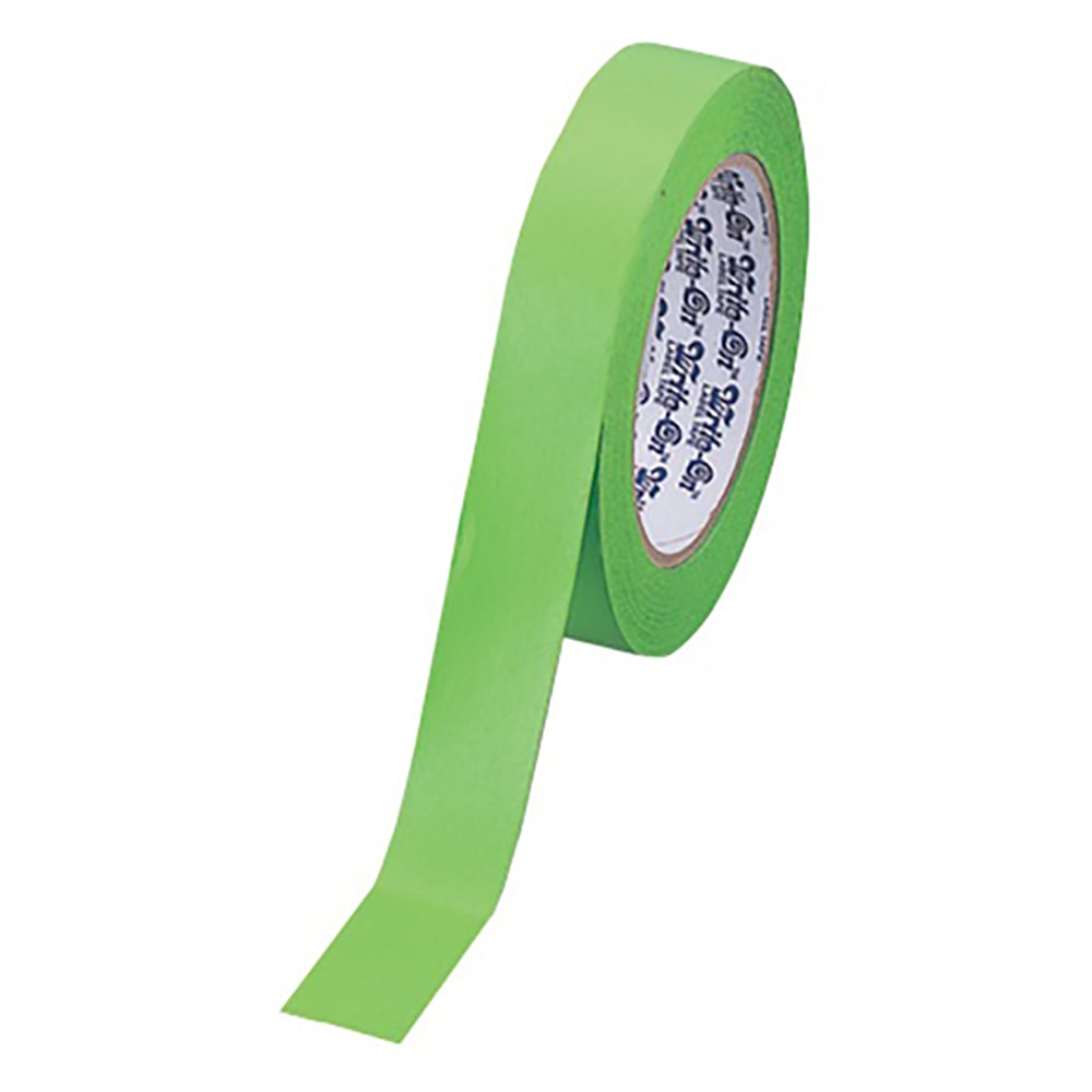 アズワン ライトオン(R)テープ 25.4mm 緑 F13486-0100 1巻(ご注文単位1巻)【直送品】