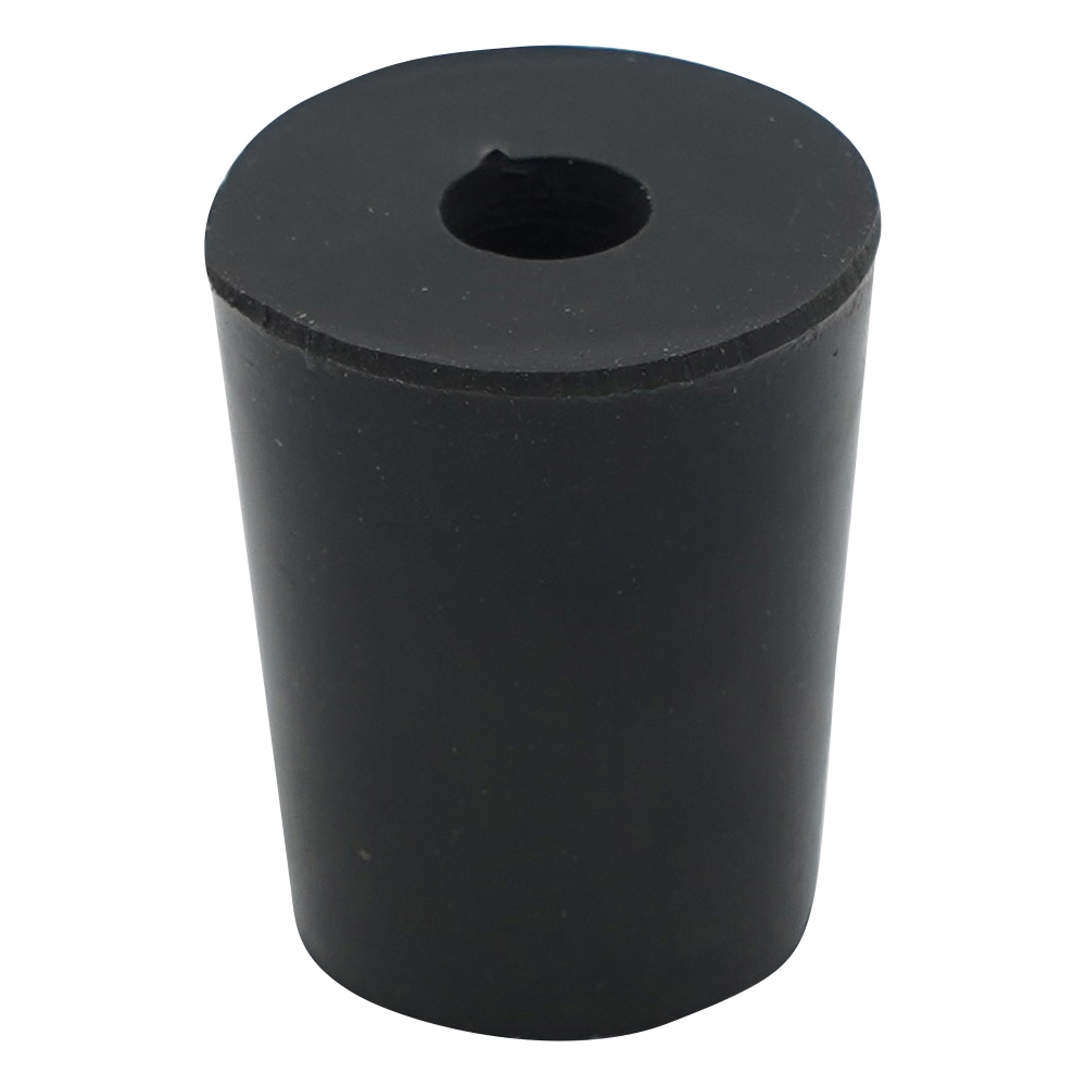 アズワン 穴あきゴム栓(バイトンR栓) 1号 Φ5mm 1個(ご注文単位1個)【直送品】