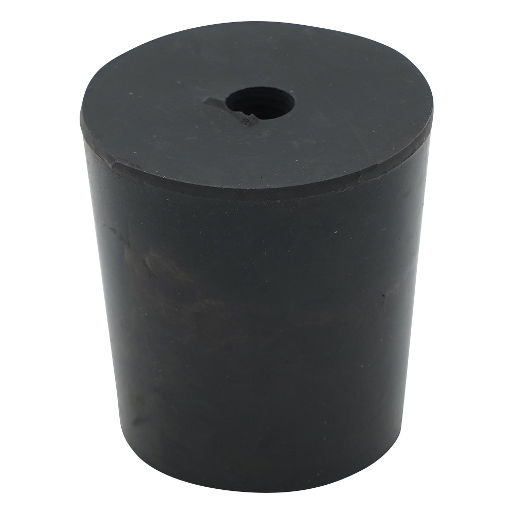 アズワン 穴あきゴム栓(バイトンR栓) 7号 Φ5mm 1個(ご注文単位1個)【直送品】