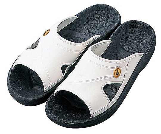 アズピュア(アズワン) アズピュアESDスリッパ 白 L 1足(ご注文単位1足)【直送品】