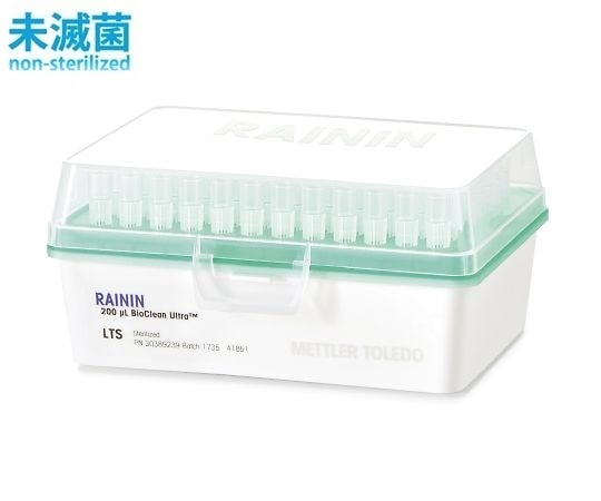 メトラー・トレド　レイニン 低吸着汎用チップ（リムーバブルカバーラック入）ローリテンションチップ RT UNV 20μL FL 960A/10 1個（96本×10ラック入）　30389190 1個（ご注文単位1個）【直送品】