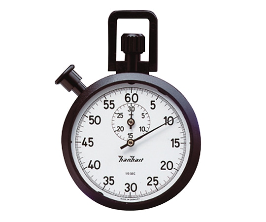 ハンハート ABSアナログストップウォッチ30分計 1周60秒 最小:1/5秒 121.0117-00 1個(ご注文単位1個)【直送品】