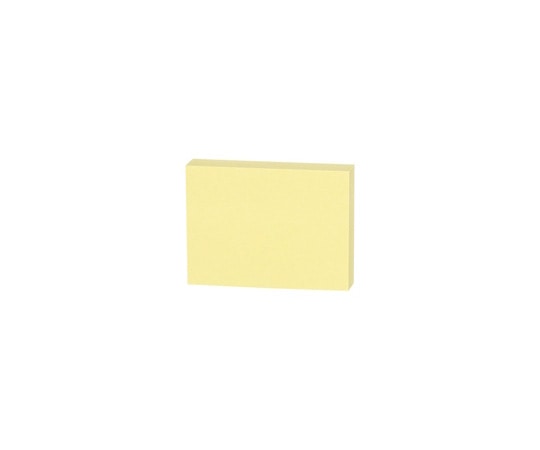スリーエム Post-it 再生紙ノート イエロー 1パック(100枚×2パッド入) 653RP-Y 1パック(ご注文単位1パック)【直送品】